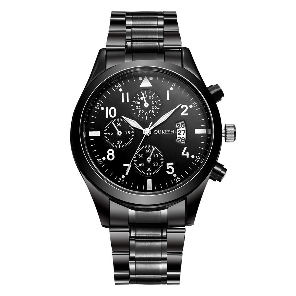12484195257191.jpg Steel Band Watch - Image 1