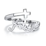 Faith Silver Ring - Image 5