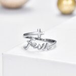 Faith Silver Ring - Image 6